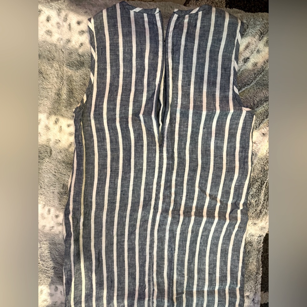 Jean stripped dress